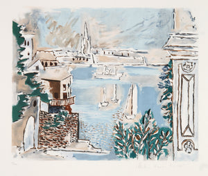 Pablo Picasso, Paysage de Dinard, 22-D, Lithograph on Arches Paper