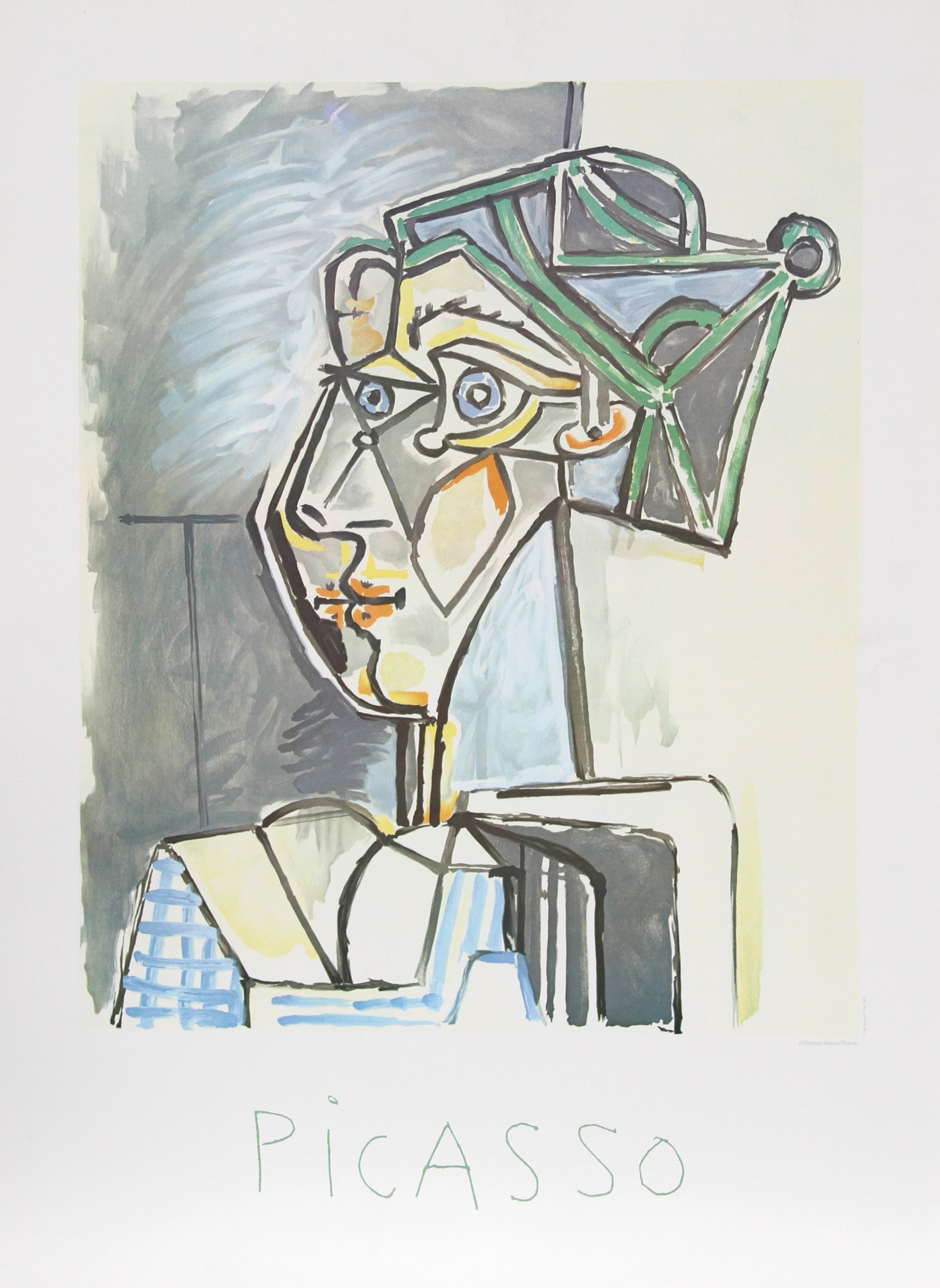 Pablo Picasso, Tete de Femme au Chignon, 23-6-k, Lithograph