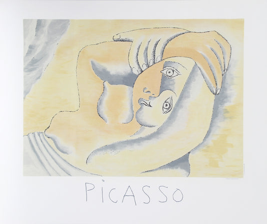 Pablo Picasso, Femme Couchee, 23-8-k, Lithograph