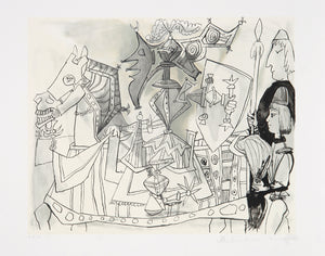 Pablo Picasso, Jeux de Pages, 24-3, Lithograph on Arches Paper