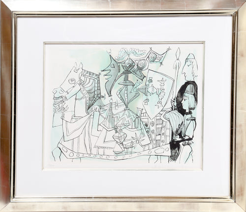 Pablo Picasso, Jeux de Pages, 24-3, Lithograph on Arches Paper