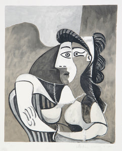 Pablo Picasso, Femme Accoudee au Fauteuil, 26-4, Lithograph on Arches Paper
