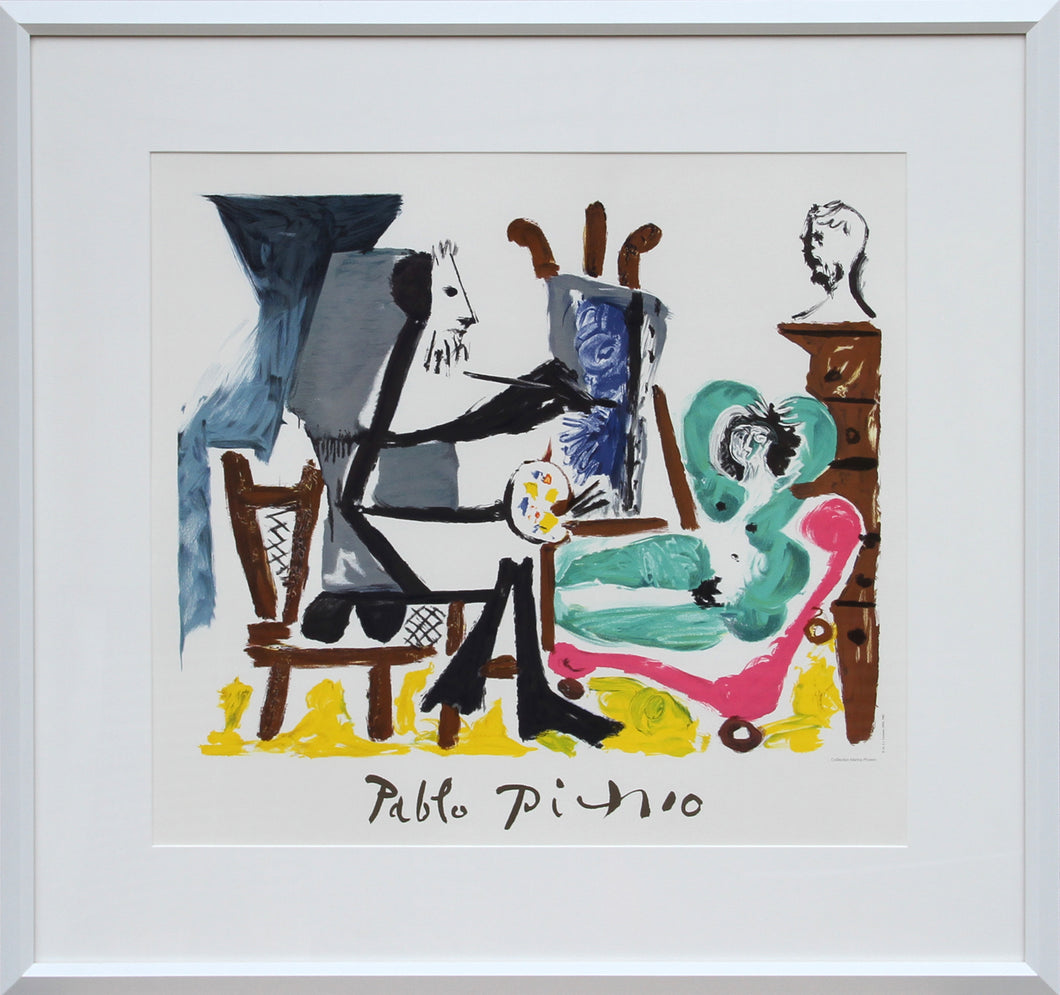 Pablo Picasso, Le Peintre et Son Modele, 26-9-k, Lithograph