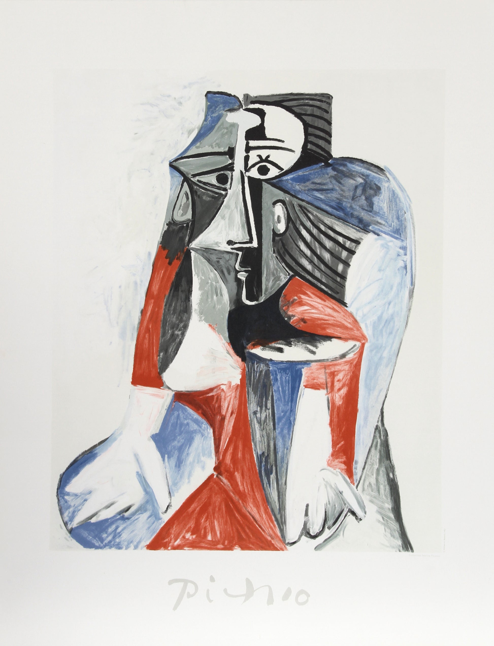 Pablo Picasso, Femme Assise, 28-1-k, Lithograph