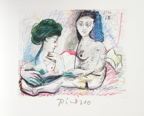 Pablo Picasso, Deux Femmes Nues, 30-2-k, Lithograph