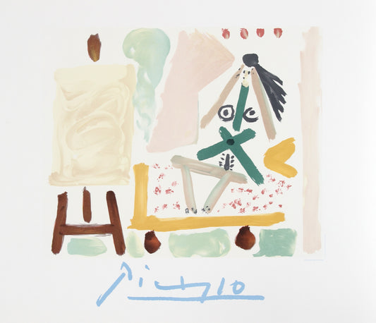 Pablo Picasso, Le Modele dans l'Atelier, 32-2-k, Lithograph