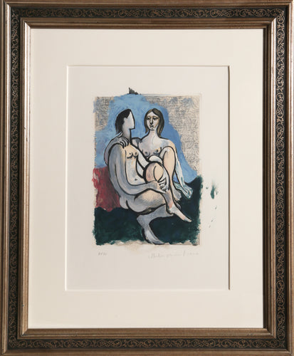 Pablo Picasso, La Couple, 36-6, Lithograph on Arches Paper