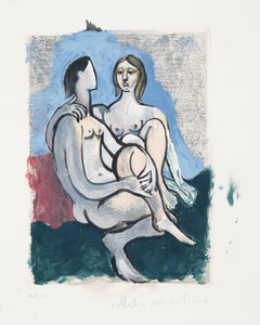 Pablo Picasso, La Couple, 36-6, Lithograph on Arches Paper