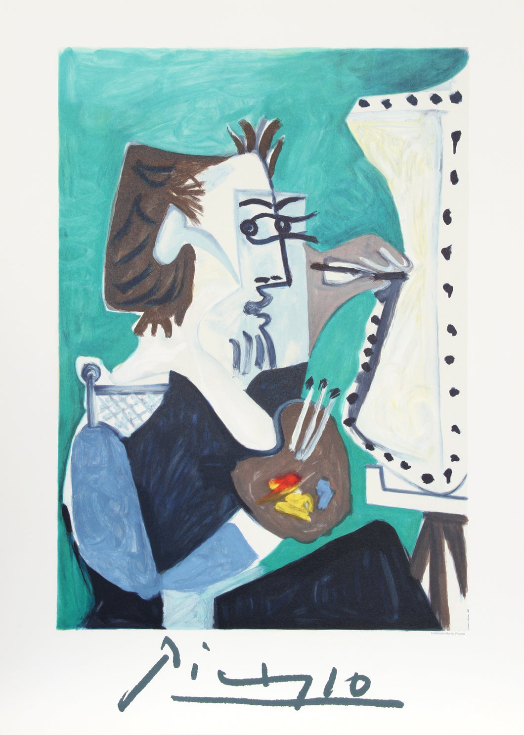 Pablo Picasso, La Peintre, 4-k, Lithograph