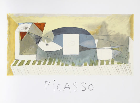 Pablo Picasso, Femme Allongee, 5-B-k, Lithograph