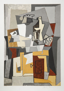 Pablo Picasso, Nature Morte a la porte et a la clef, 5-C, Lithograph on Arches Paper