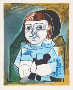 Pablo Picasso, Paloma en Bleu, 8-A, Lithograph on Arches Paper