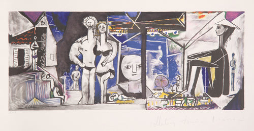 Pablo Picasso, Jeux de Plage, 8-B, Lithograph on Arches Paper