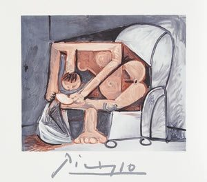 Pablo Picasso, Femme a la Toilette, 9-K-k, Lithograph