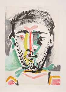 Pablo Picasso, Portrait d'Homme, J-103, Lithograph on Arches Paper