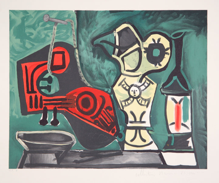 Pablo Picasso, Composition a la Mandoline, J-141, Lithograph on Arches Paper