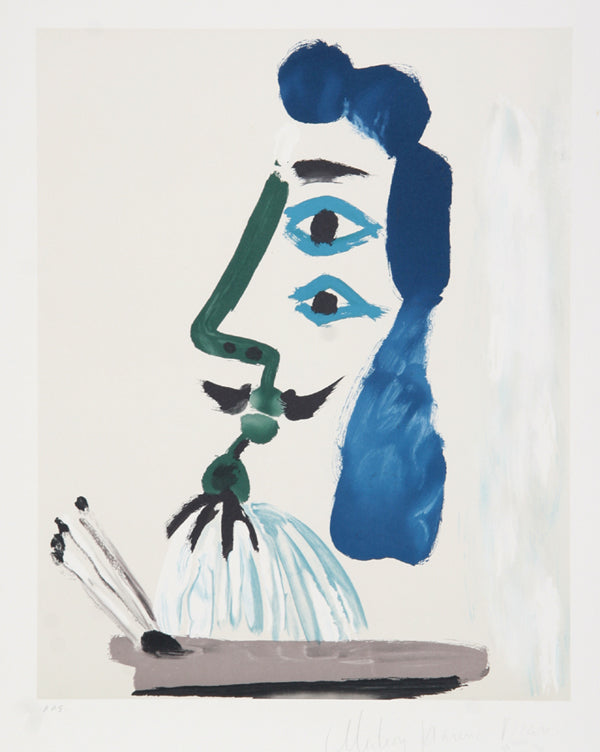 Pablo Picasso, Le Peintre et sa Palette, J-146, Lithograph on Arches Paper