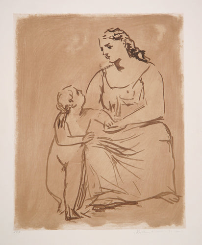 Pablo Picasso, Maternit̩, J-150, Lithograph on Arches Paper