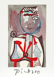 Pablo Picasso, Personnage, Lithograph