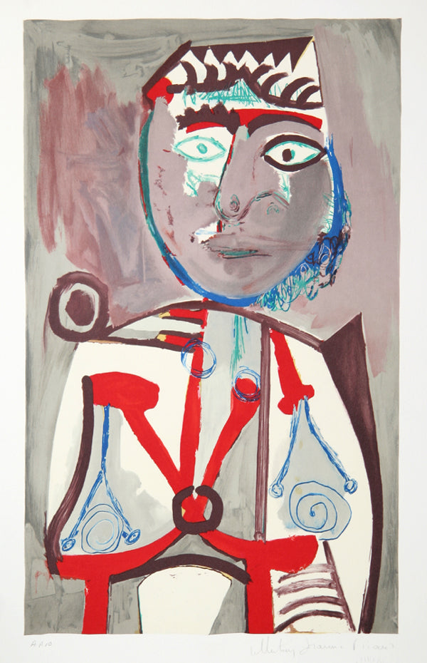 Pablo Picasso, Personnage, J-154, Lithograph on Arches Paper