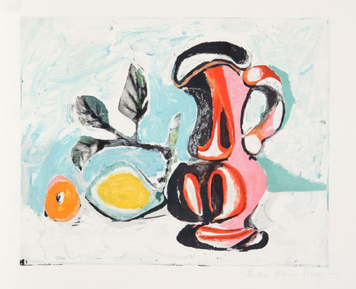 Pablo Picasso, Nature Morte au Pichet Rose, J-177, Lithograph on Arches Paper