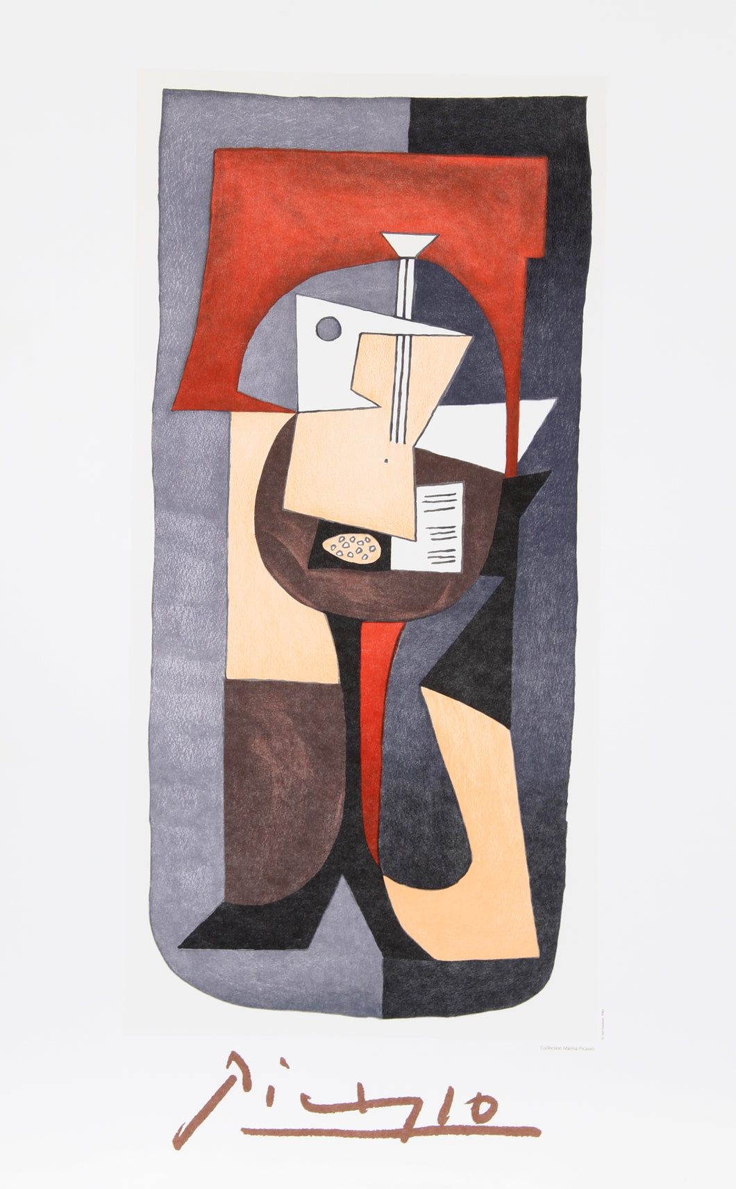 Pablo Picasso, Guitare et Partition, J-18-k, Lithograph