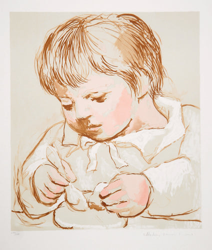 Pablo Picasso, Enfant Deieunant, J-220, Lithograph on Arches Paper