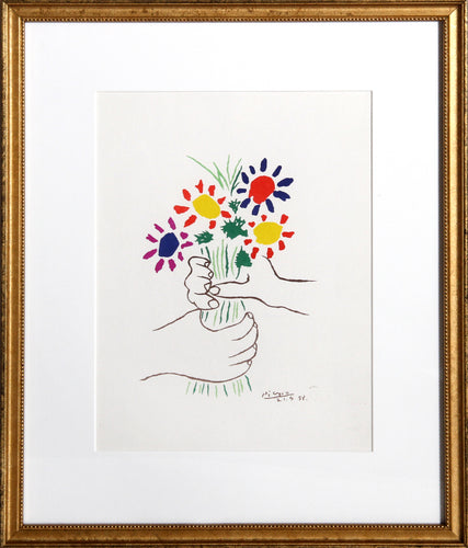 Pablo Picasso, Le Bouquet, Offset Lithograph, signed in the plate