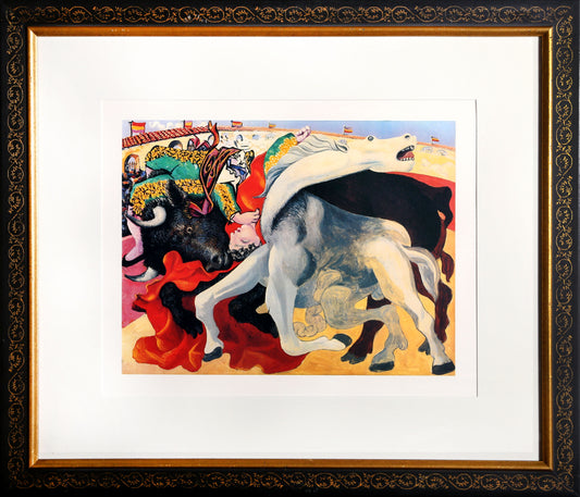Pablo Picasso, Corrida la Mort du Torero, Lithograph on Arches