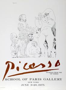 Pablo Picasso, Etchings From the 347 Series -  School of Paris Gallery, Poster