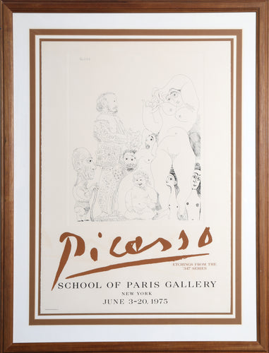 Pablo Picasso, Etchings from the 347 Series -  School of Paris Gallery, Poster