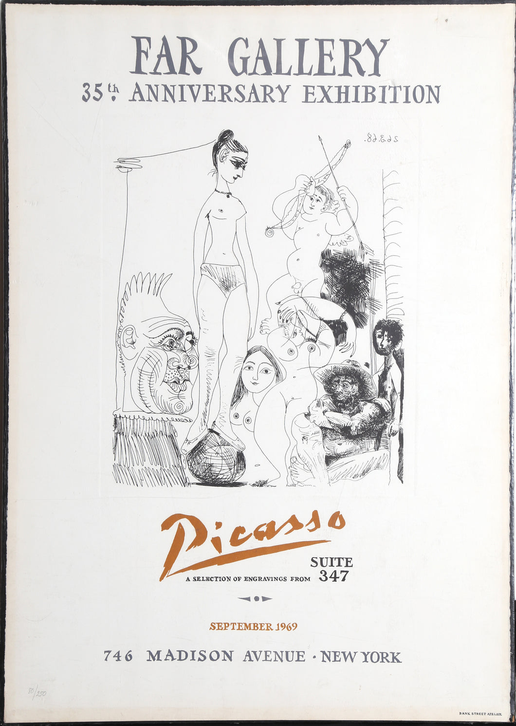 Pablo Picasso, Far Gallery 35th Anniversary Edition - Suite 347 New York, Poster
