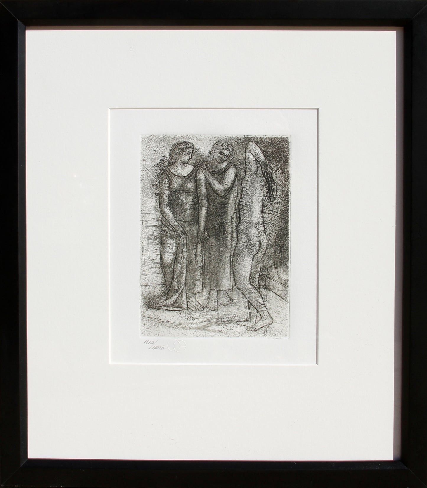 Pablo Picasso, Groupe de Trois Femmes, Restrike Etching, numbered in pencil w/ blindstamp
