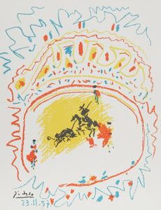 Pablo Picasso, La Petit Corrida, Lithograph, signed in the plate