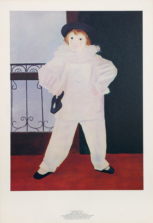 Pablo Picasso, Paul en Pierrot, Lithograph on Arches