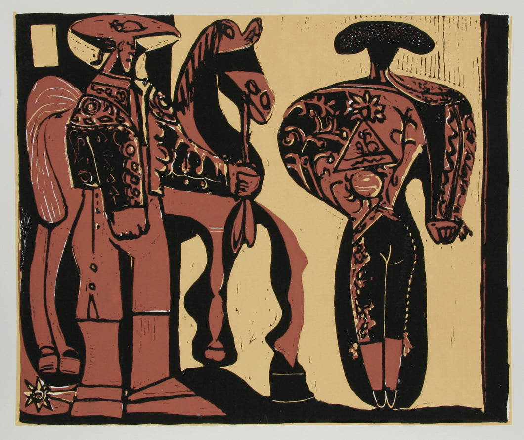 Pablo Picasso, Bullfighter, Serigraph Poster
