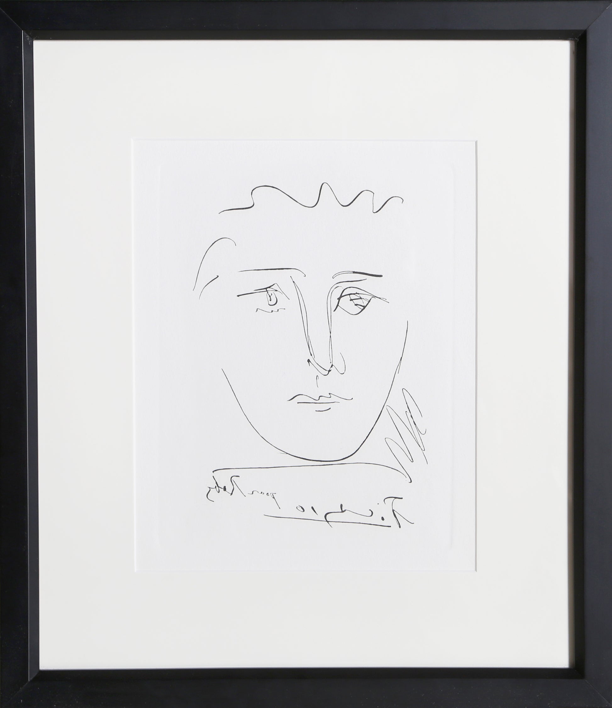Pablo Picasso, L'Age de Soleil (Pour Roby), Etching, signed in the plate